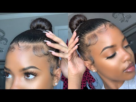 Видео: Пучок «Балерина» на густых/длинных натуральных волосах 🎀