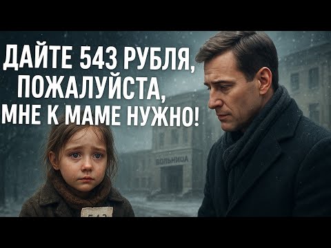 Видео: Дайте 543 рубля, пожалуйста, мне к маме нужно! - услышал богач голос малышки… А узнав, где ее мама…