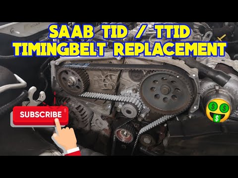 Видео: Замена ремня ГРМ Saab 9-5 9-3 TID/TTID