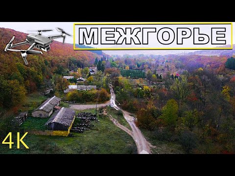 Видео: Межгорье. Отдых в горах Крыма. Лесная прогулка в 4K. Над облаками! Краски Осени