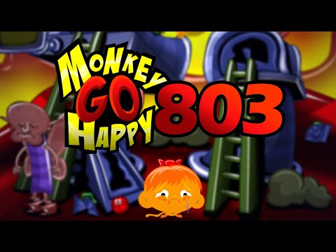 Видео: Игра "Счастливая Обезьянка 803" (Monkey GO Happy 803) - прохождение
