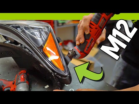 Видео: Как разрезать фары | Многофункциональный инструмент Milwaukee Oscillating | FlyRyde