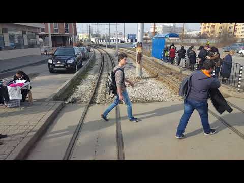 Видео: Трамвайна линия 6, до басейн Спартак | Tram line 6