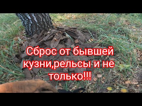 Видео: Металлокоп! Рельсы, сброс от кузни, запчасти с УЖД!!!