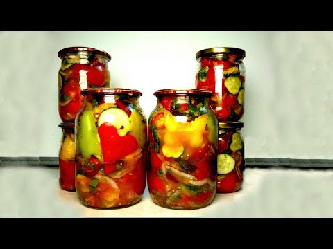 Видео: Свежайший салат без уксуса на зиму.