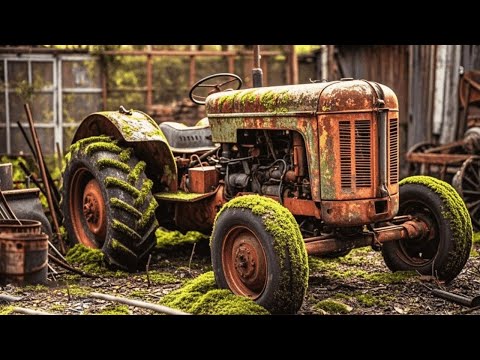 Видео: Полностью восстановленный старый ржавый трактор KUBOTA L1801