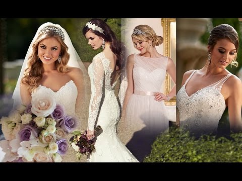 Видео: Свадебные прически, свадебные платья