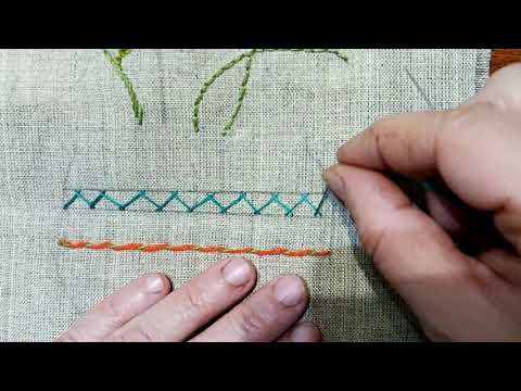 Видео: 7 класс. Вышивка. Шов "козлик"