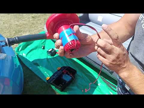 Видео: Качаем лодку Boatsman BT350A насосами Bravo MB 80С и докачиваем Marlin GP 60D