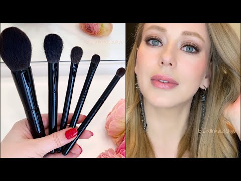 Видео: Лучшие Японские  Кисти  * SUQQU make up Brush/ румяна с сиянием* тени *помада *