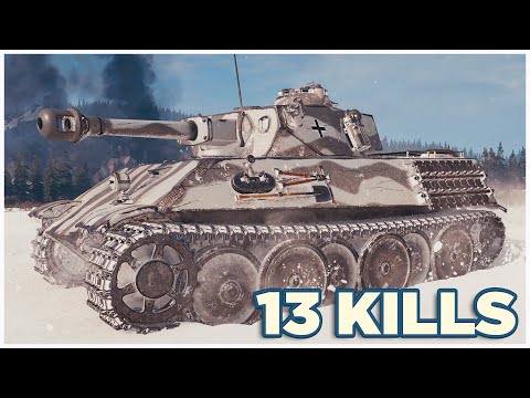 Видео: VK 28.01 mit 10,5 cm L/28 • 13 ФРАГОВ