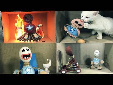 Видео: Бадди Антистресс в реальной жизни. Kick the Buddy.DIY