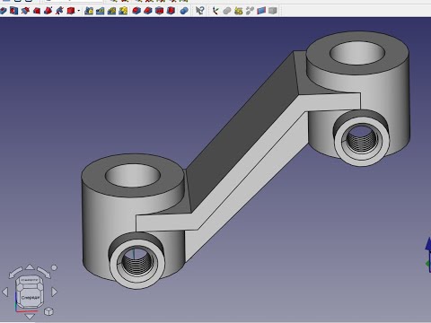 Видео: FreeCAD Часть 54. Пример создания модели