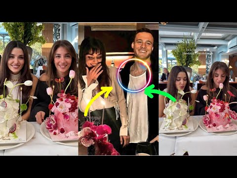 Видео: Ханде Эрчел видели в кафе. Посмотрите, кто устроил вечеринку по случаю дня рождения Ханде Эрчел.
