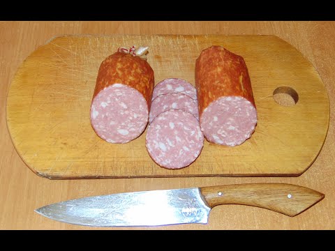 Видео: Сервелат варено копченый свино говяжий основной рецепт