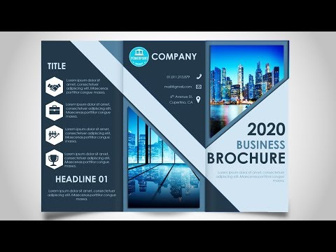Видео: Как создать брошюру в PowerPoint / Готовый к печати дизайн