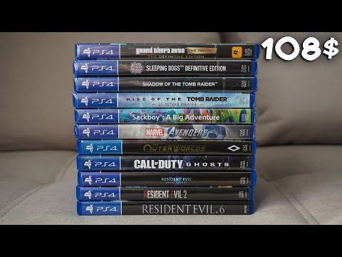 Видео: Новый закуп игр для PS4 и PS5, 11 дисков за 108$