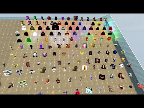 Видео: Obunga Nextbots, Angry Munci Family и Nicos Nextbots Family преследуют меня в Garry's Mod