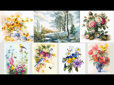 Видео: 4. Итоги 2024 часть 1. Неоформленные работы: Luca-s, Чудесная игла, RTO #вышивкакрестом