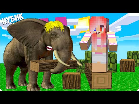 Видео: 🐘 НУБИК Стала СЛОНЕНКОМ в Майнкрафте и Затроллила ЛЕСКУ и БРОКА! 100% Троллинг НУБИКА
