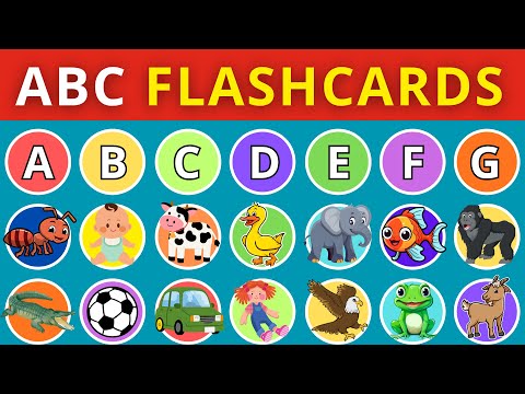 Видео: Изучайте фонетику и произношение ABC (от A до Z) | 6 слов на каждую букву (более 150 слов) | Карт...