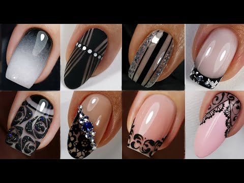 Видео: Manicure collection in black / Коллекция маникюра в черном