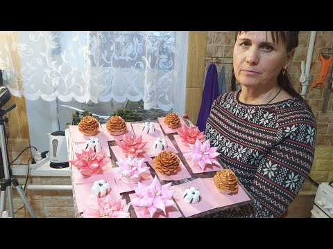 Видео: Зефирные заготовки на Рождественский веночек!!!
