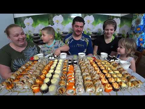 Видео: 2 огромных сета роллов🔥/мукбанг/жизнь в селе навеселе