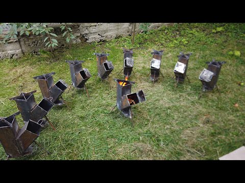 Видео: Печі Ракети 10шт зроби сам  конвеєром Furnace Rockets 10 pcs do it yourself conveyor belt