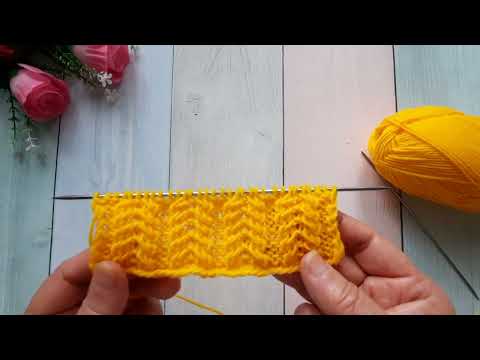 Видео: Очаровательный узор для шапок и не только..