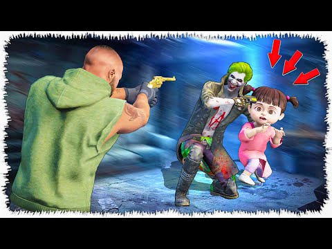 Видео: Джонни кішкентай қызды Джокердан құтқарды! (GTA V)