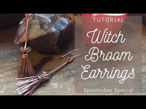 Видео: Серьги «Ведьмина метла» / Инструкция