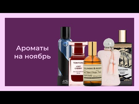 Видео: ПАРФЮМЕРНАЯ КАПСУЛА НА НОЯБРЬ 
