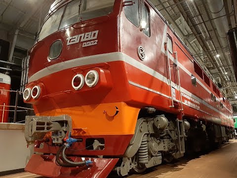 Видео: Самый быстрый тепловоз в мире. Обзор ТЭП80 / The fastest diesel locomotive in the world.