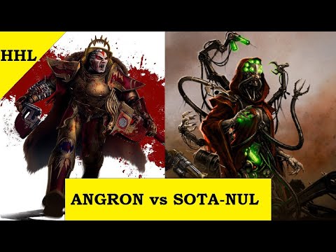 Видео: Angron vs Sota-Nul. Horus Heresy Legions. Немного о колоде Ангрона
