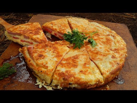 Видео: МЕГА Сытный Завтрак в Лесу на костре