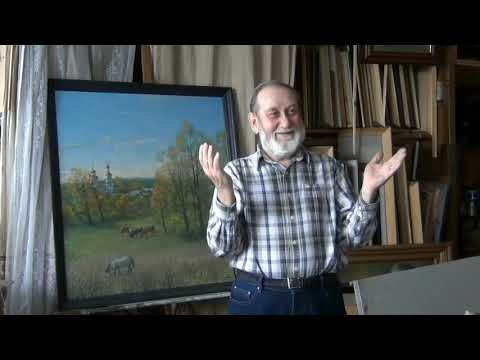 Видео: В мастерской художника Бориса Николаевича Склярука, часть 1