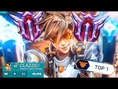 Видео: Как выглядит Трейсер №1 на стадионе (Overwatch 2)