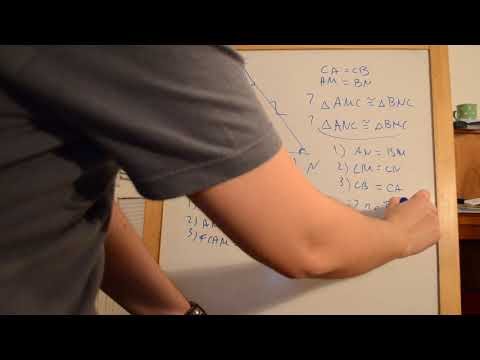 Видео: Важно! Задача от еднаквост на триъгълници с различни признаци. Тема за 7 клас