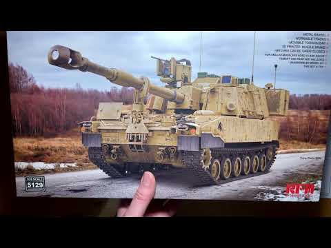 Видео: (Обзор на модель) M109A7 Paladin Self-Propelled Howitzer от Rye Field Model арт. RM-5129