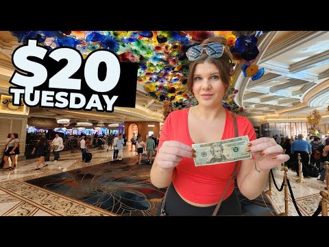 Видео: Я попробовал метод игры на слоте за 20 долларов в BELLAGIO Las Vegas!