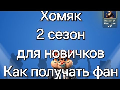 Видео: Hamster2. Хомяк 2. Что делать чтоб получать бонусы за фан.
