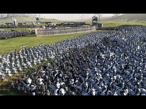 Видео: Огромная Армия Тевтонского Ордена Штурмует Укрепления Киевского Княжества!
