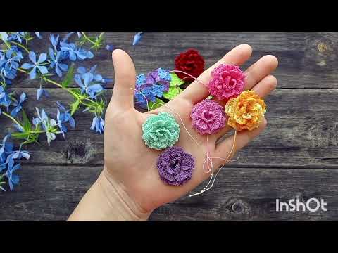 Видео: Косынки, много косынок. Новые броши и кольца связанные крючком.