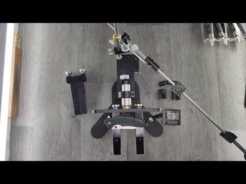 Видео: Точилка Vector V-Prof и заточка ножа Ruike P-841L