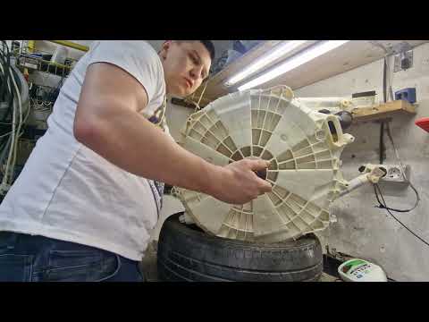 Видео: Замена подшипников в барабане  стиральной машины Candy