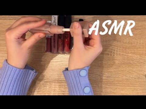 Видео: АСМР| Обзор косметики для губ💄|Шёпот|ASMR.Pomade.Whisper.Sleep😴