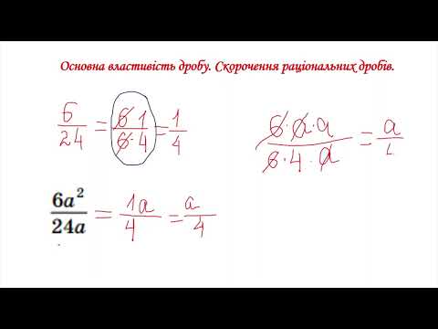 Видео: Скорочення раціональних дробів. Частина 1. 8 клас