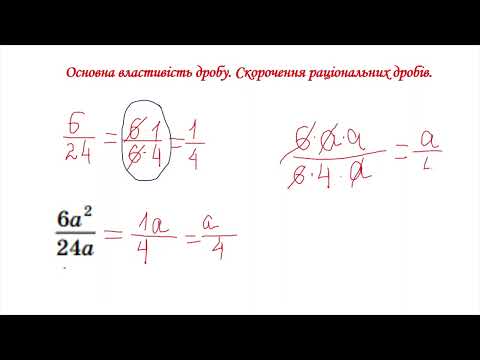 Видео: Скорочення раціональних дробів. Частина 1. 8 клас