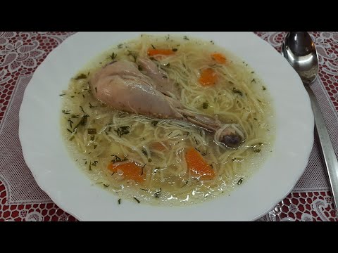 Видео: Куриный суп с домашней лапшой - молдавская ЗАМА